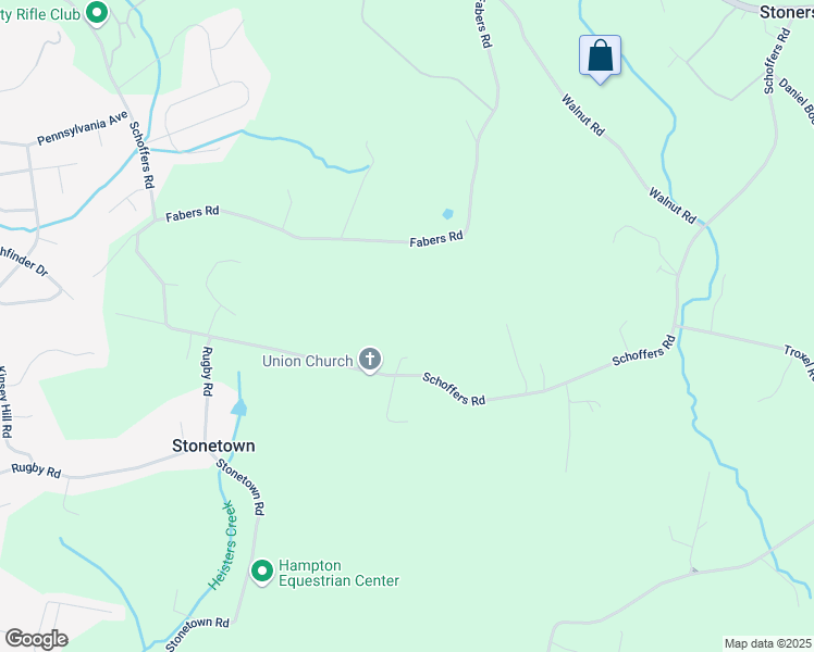 map of restaurants, bars, coffee shops, grocery stores, and more near 1130 Schoffers Road in Birdsboro