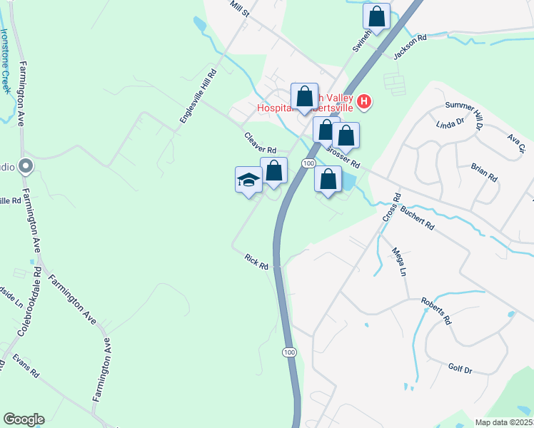 map of restaurants, bars, coffee shops, grocery stores, and more near 910 Sweinhart Road in Boyertown