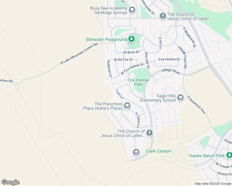 map of restaurants, bars, coffee shops, grocery stores, and more near 3001 South Lori Lane in Saratoga Springs