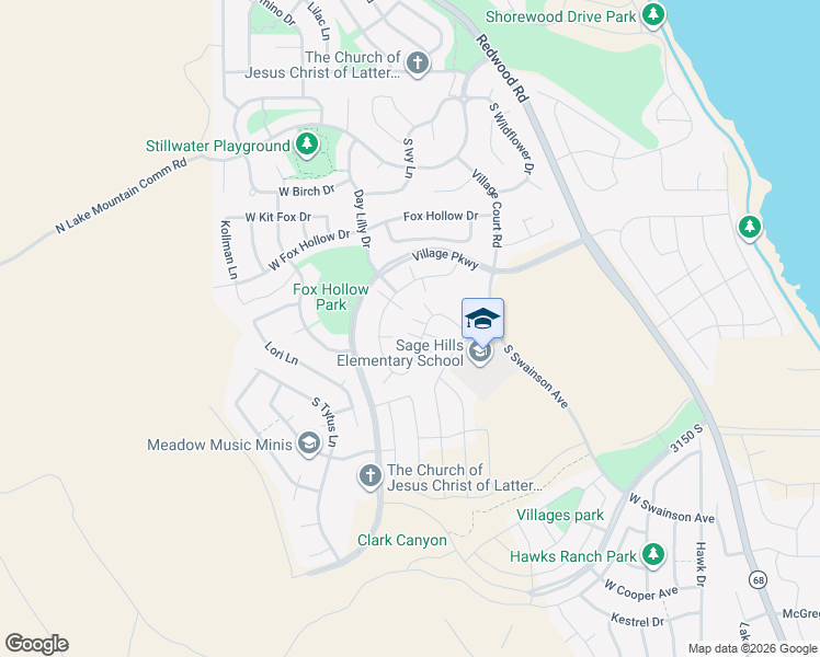 map of restaurants, bars, coffee shops, grocery stores, and more near 2966 South Willow Creek Drive in Saratoga Springs