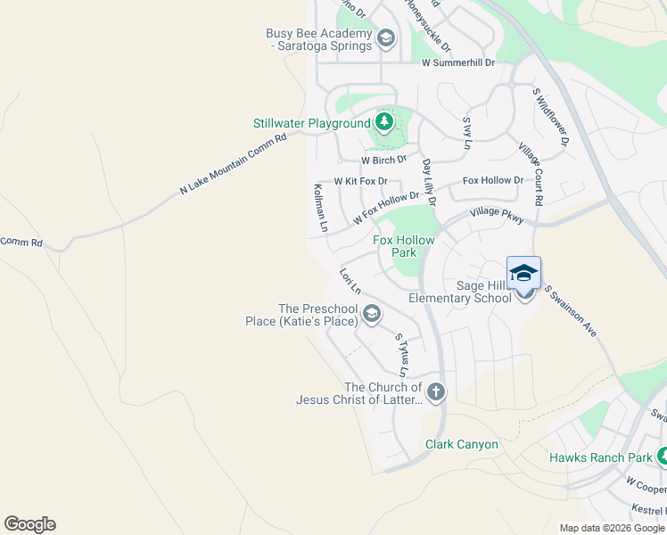 map of restaurants, bars, coffee shops, grocery stores, and more near 2991 South Lori Lane in Saratoga Springs