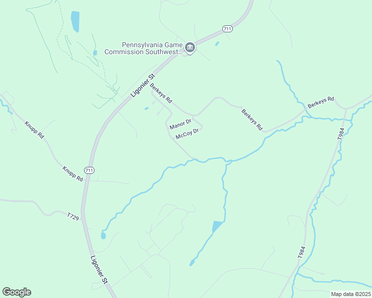 map of restaurants, bars, coffee shops, grocery stores, and more near 150 McCoy Drive in Bolivar