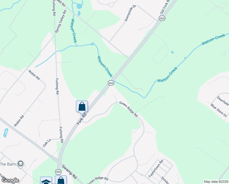 map of restaurants, bars, coffee shops, grocery stores, and more near 2479 Wheatfield Lane in Furlong