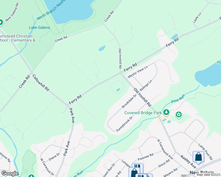 map of restaurants, bars, coffee shops, grocery stores, and more near 323 Mystic View Circle in Doylestown
