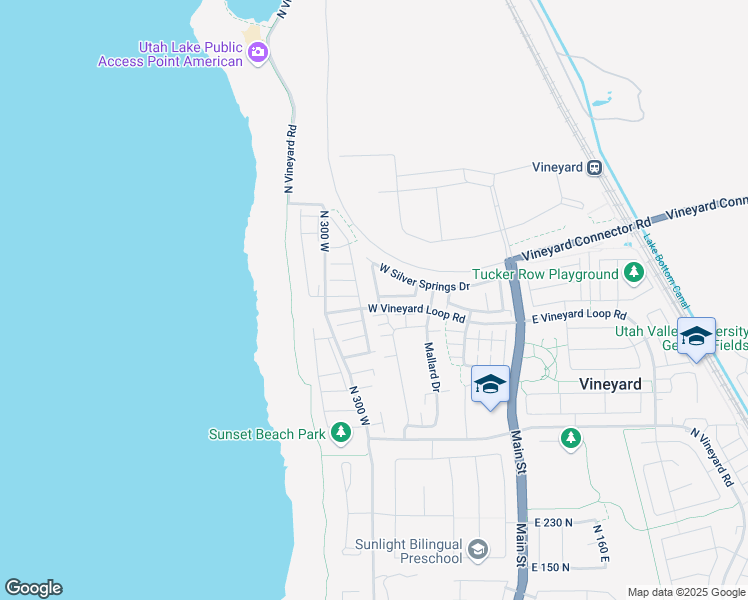 map of restaurants, bars, coffee shops, grocery stores, and more near 208 580 North in Orem