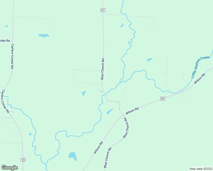 map of restaurants, bars, coffee shops, grocery stores, and more near 4544 Blue Church Road in Sunbury