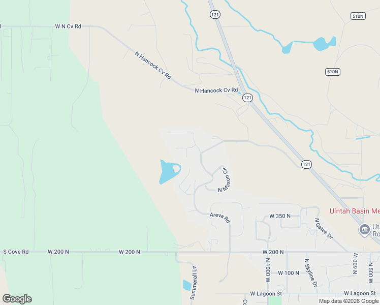 map of restaurants, bars, coffee shops, grocery stores, and more near 670 Hayden Way in Roosevelt