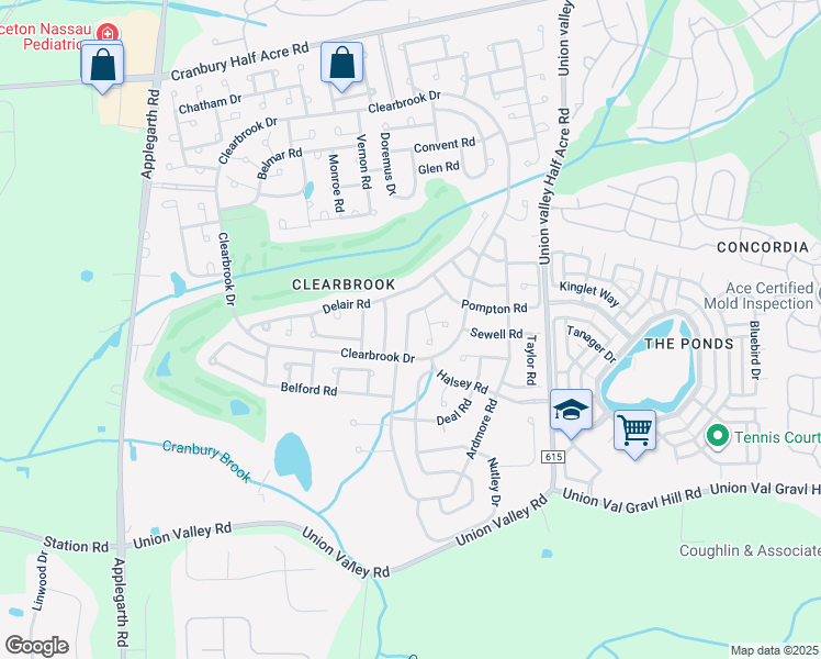 map of restaurants, bars, coffee shops, grocery stores, and more near 757A Dilatus Plaza in Monroe Township