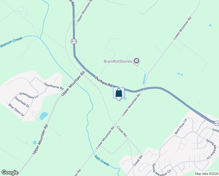 map of restaurants, bars, coffee shops, grocery stores, and more near 1908 Durham Road in New Hope
