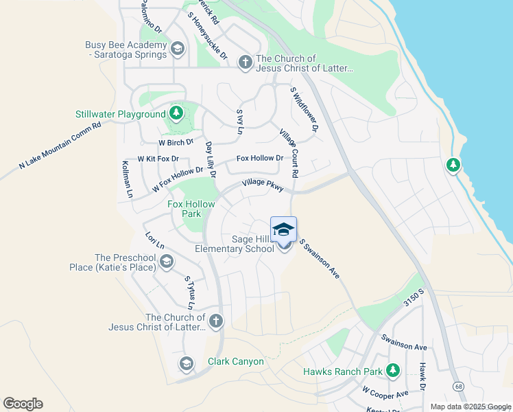 map of restaurants, bars, coffee shops, grocery stores, and more near 261 West Willow Creek Drive in Saratoga Springs