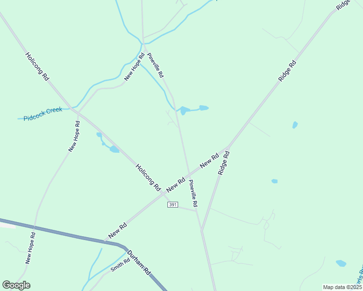 map of restaurants, bars, coffee shops, grocery stores, and more near 1100 Pineville Road in New Hope