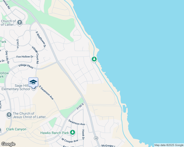map of restaurants, bars, coffee shops, grocery stores, and more near 2958 South Puddle Lane in Saratoga Springs
