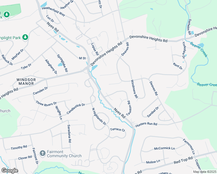 map of restaurants, bars, coffee shops, grocery stores, and more near 6403 Quentin Road in Harrisburg