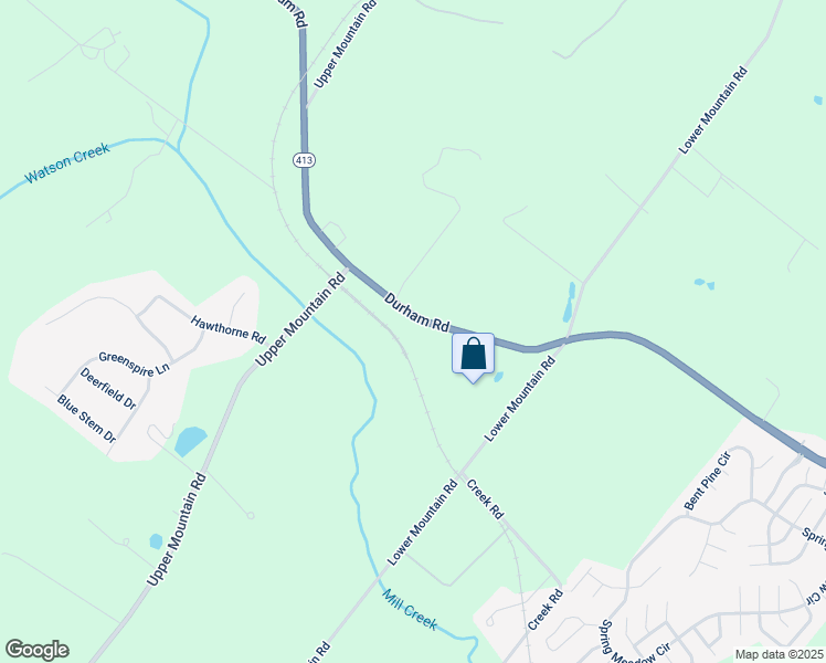 map of restaurants, bars, coffee shops, grocery stores, and more near 1926 Durham Road in New Hope