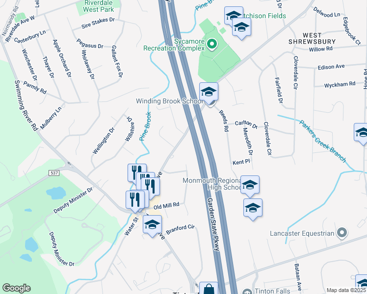 1120 Sycamore Avenue, Tinton Falls NJ Walk Score