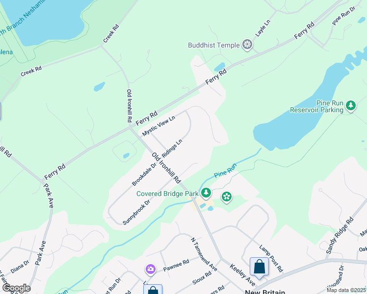 map of restaurants, bars, coffee shops, grocery stores, and more near 114 Ridings Lane in Doylestown