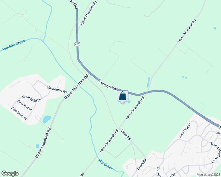 map of restaurants, bars, coffee shops, grocery stores, and more near 1926 Durham Road in New Hope