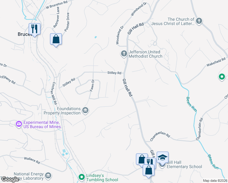 map of restaurants, bars, coffee shops, grocery stores, and more near 129 Dale Street in Clairton