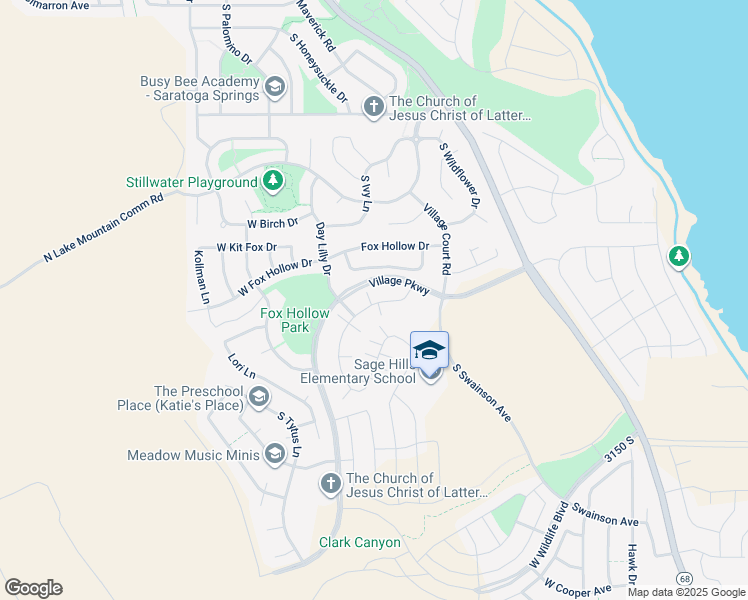 map of restaurants, bars, coffee shops, grocery stores, and more near 262 West Willow Creek Drive in Saratoga Springs