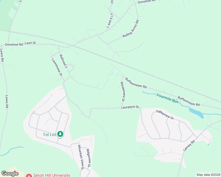 map of restaurants, bars, coffee shops, grocery stores, and more near 1207 Windemere Drive in Latrobe