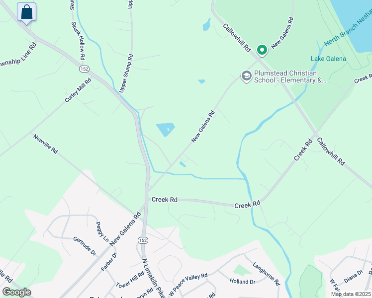map of restaurants, bars, coffee shops, grocery stores, and more near 670 New Galena Road in Chalfont