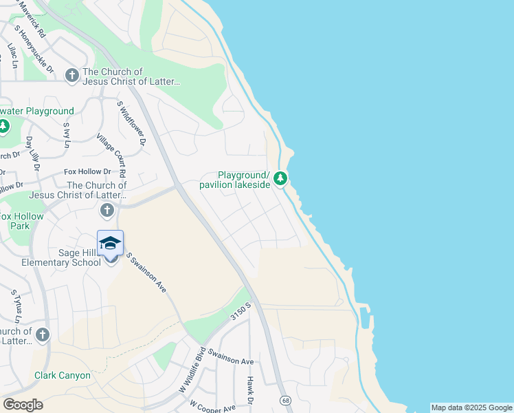 map of restaurants, bars, coffee shops, grocery stores, and more near 2913 South Puddle Lane in Saratoga Springs