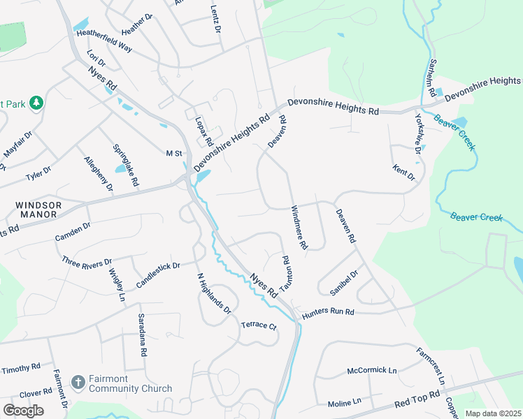 map of restaurants, bars, coffee shops, grocery stores, and more near 322 Deaven Road in Harrisburg