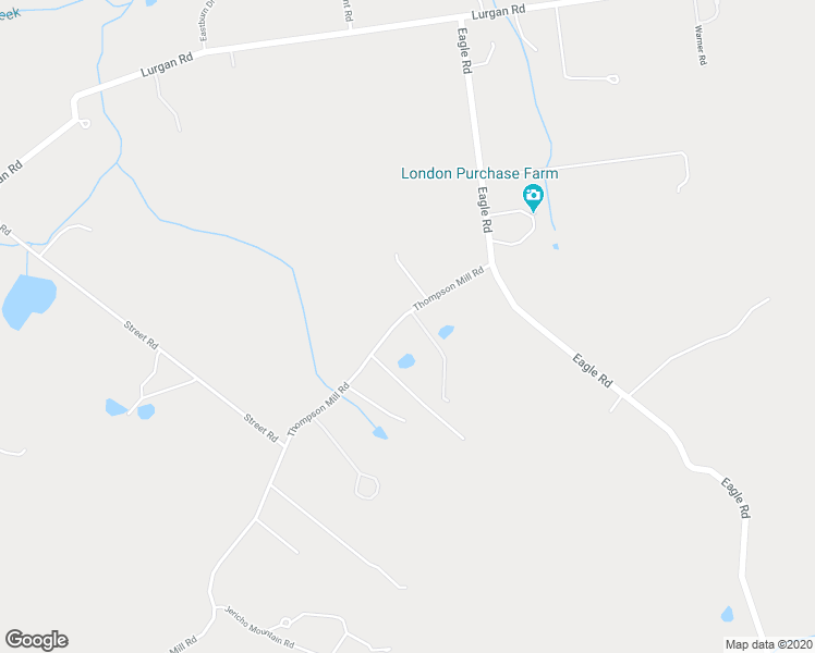 map of restaurants, bars, coffee shops, grocery stores, and more near 364 Thompson Mill Road in New Hope