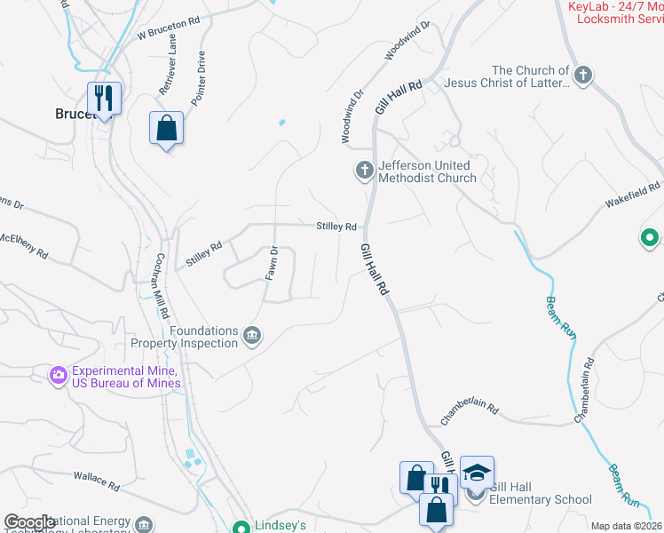 map of restaurants, bars, coffee shops, grocery stores, and more near 116 Dale Street in Clairton