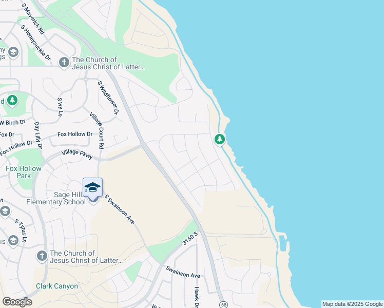 map of restaurants, bars, coffee shops, grocery stores, and more near 2998 South Yellow Bill Drive in Saratoga Springs