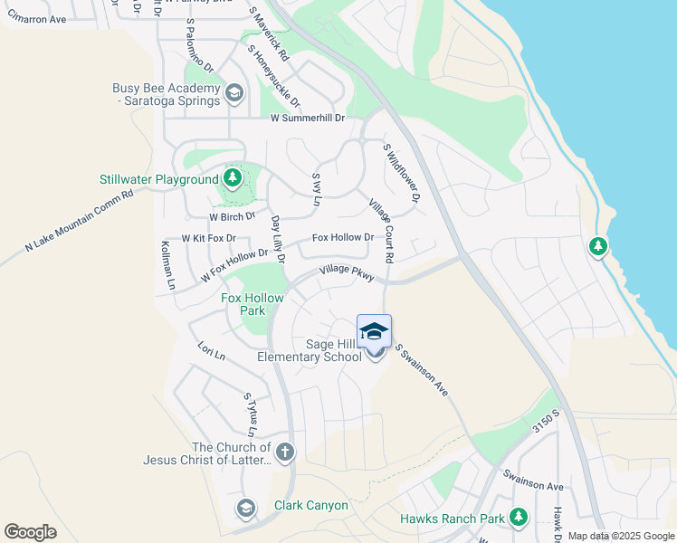 map of restaurants, bars, coffee shops, grocery stores, and more near 262 West Willow Creek Drive in Saratoga Springs