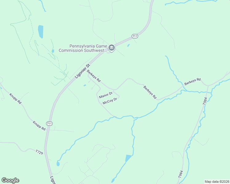 map of restaurants, bars, coffee shops, grocery stores, and more near 439 Manor Drive in Bolivar