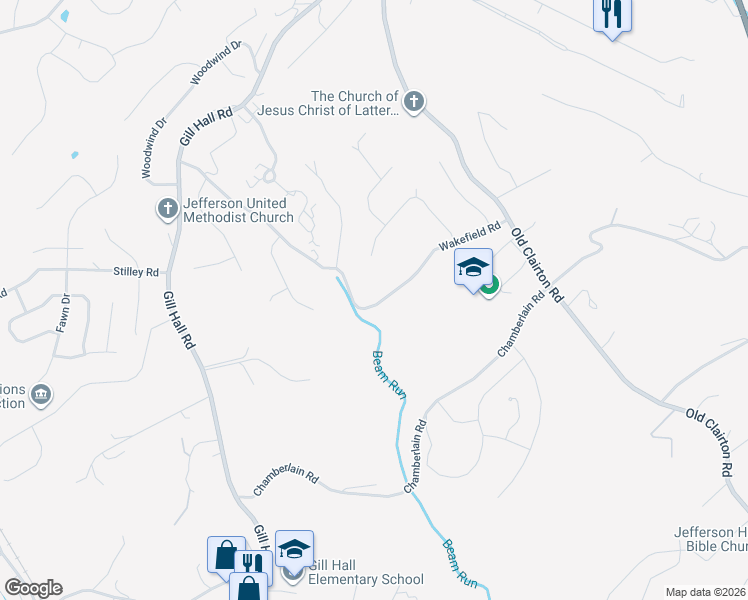 map of restaurants, bars, coffee shops, grocery stores, and more near 300 Beams Run Road in Clairton