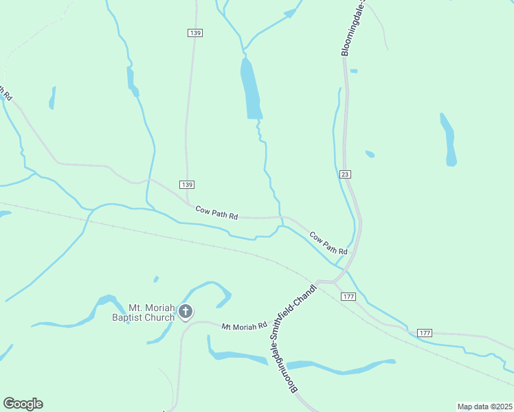 map of restaurants, bars, coffee shops, grocery stores, and more near 411 County Road 24 in Bloomingdale