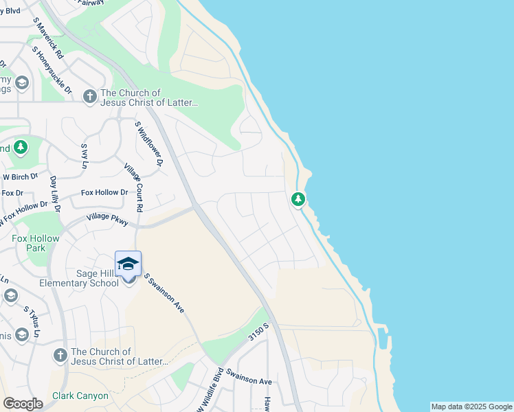 map of restaurants, bars, coffee shops, grocery stores, and more near 2862 South Preening Way in Saratoga Springs