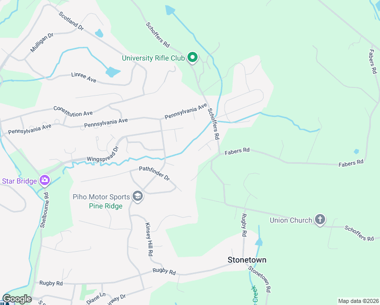 map of restaurants, bars, coffee shops, grocery stores, and more near 16 Hideaway Court in Reading