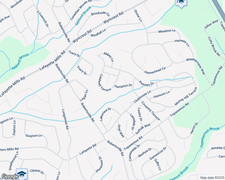 map of restaurants, bars, coffee shops, grocery stores, and more near 29 Caldwell Terrace in Marlboro Township