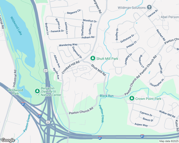 map of restaurants, bars, coffee shops, grocery stores, and more near 1501 Highpointe Drive in Harrisburg