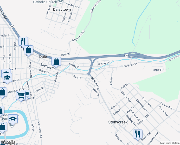 Solomon Street, Johnstown PA Walk Score