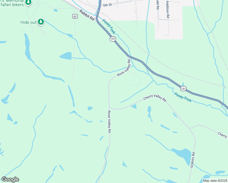 map of restaurants, bars, coffee shops, grocery stores, and more near 84205 Rose Valley Road in Hopedale