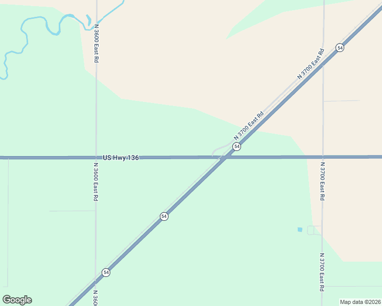 map of restaurants, bars, coffee shops, grocery stores, and more near 36348 East 200 North Road in Bellflower