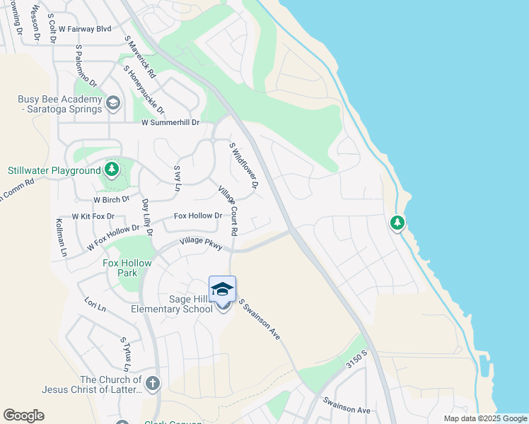 map of restaurants, bars, coffee shops, grocery stores, and more near 2819 Silver Fox Lane in Saratoga Springs