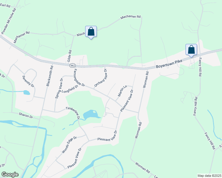 map of restaurants, bars, coffee shops, grocery stores, and more near 104 Highland Court in Douglassville