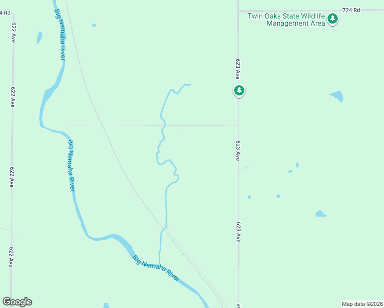 map of restaurants, bars, coffee shops, grocery stores, and more near 62275 72350 Road in Elk Creek