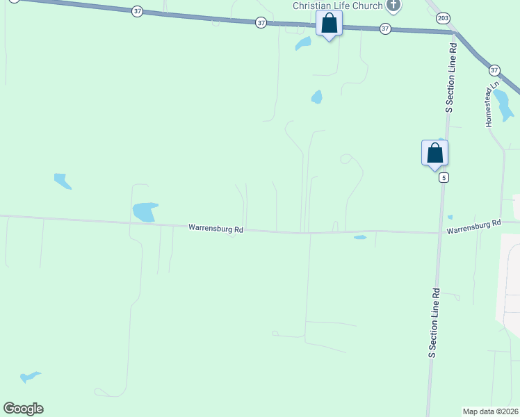 map of restaurants, bars, coffee shops, grocery stores, and more near 3680 Warrensburg Road in Delaware
