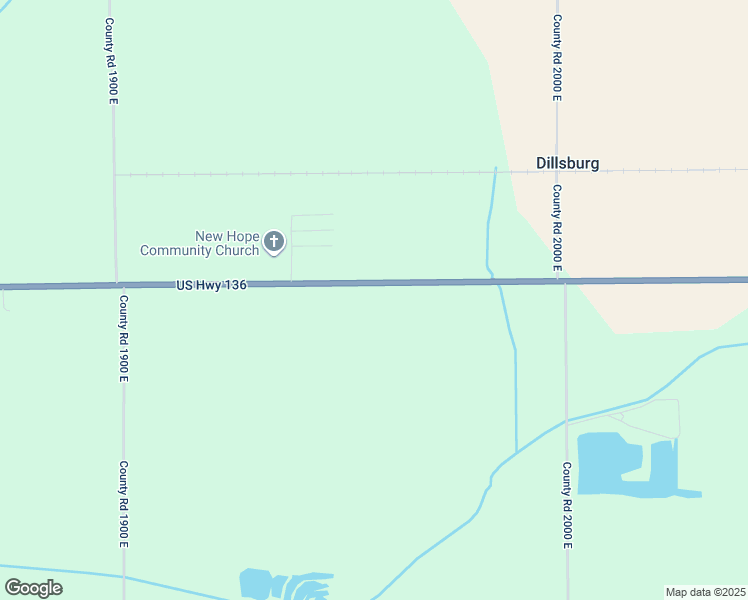 map of restaurants, bars, coffee shops, grocery stores, and more near 1954 County Road 3000 North in Rantoul
