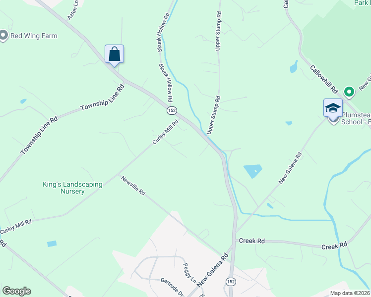 map of restaurants, bars, coffee shops, grocery stores, and more near 193 Curley Mill Road in Chalfont