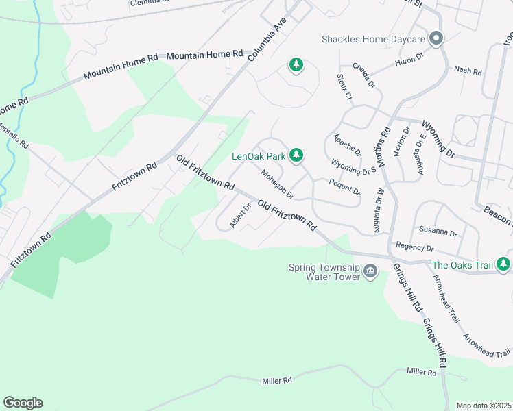 map of restaurants, bars, coffee shops, grocery stores, and more near 1148 Old Fritztown Road in Sinking Spring