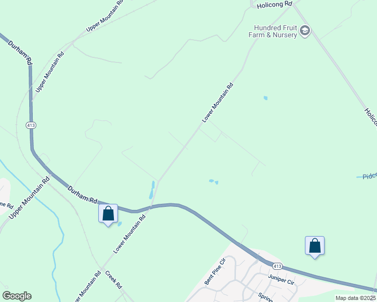 map of restaurants, bars, coffee shops, grocery stores, and more near 4727 Lower Mountain Road in New Hope