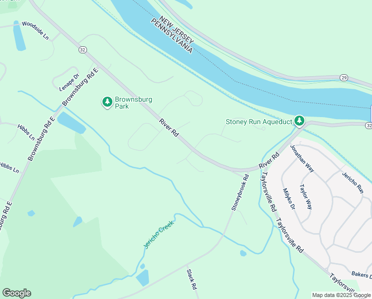 map of restaurants, bars, coffee shops, grocery stores, and more near 1 Buttonwood Dr in New Hope